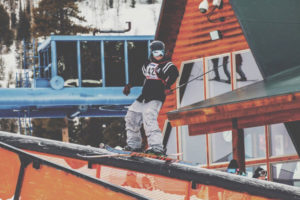 Gage Dayton slides more rails