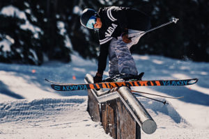 Gage Dayton slides rails